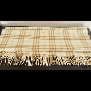 Authentic Burberry “cashmere” blanket scarf